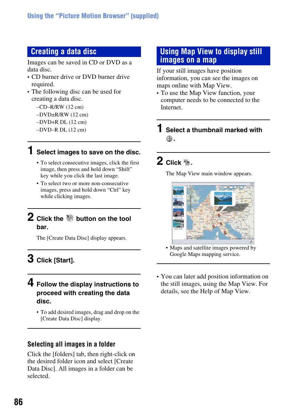 Sony DSC-W90 User Manual | Page 86 / 121