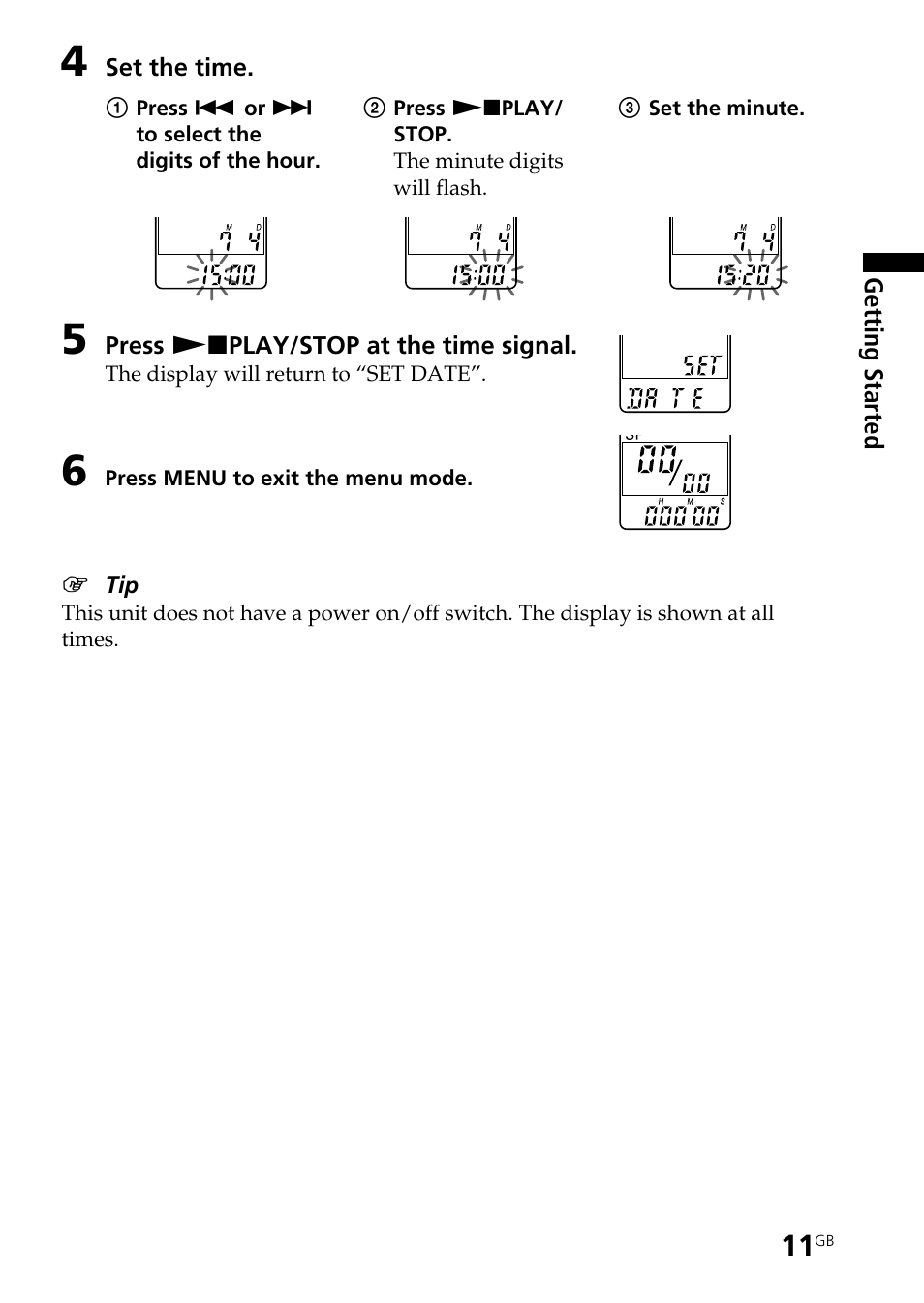 Sony ICD-BP150 User Manual | Page 11 / 68