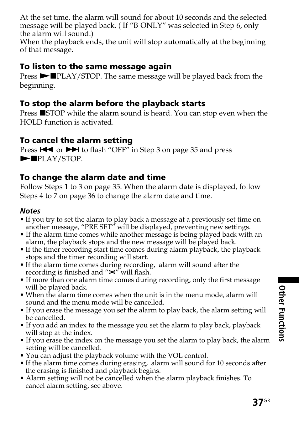 Sony ICD-BP150 User Manual | Page 37 / 68