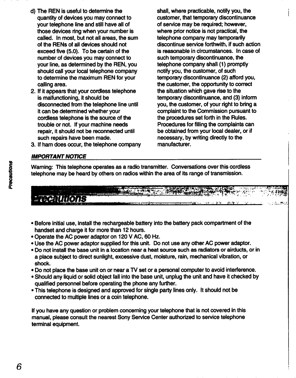 Sony SPP-A60 User Manual | Page 6 / 52