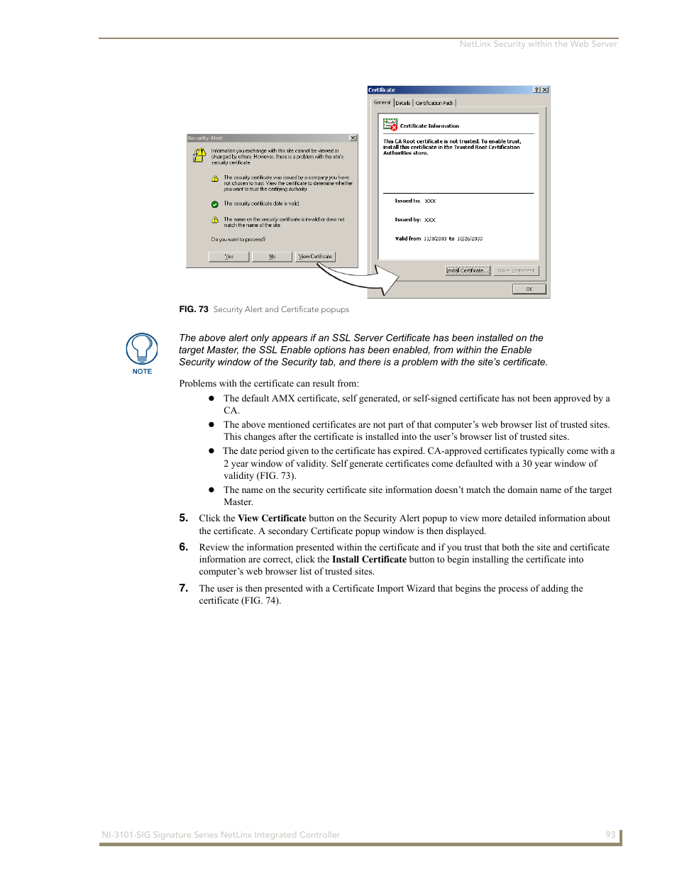 AMX Signature Series NetLinx Integrated Controller NI-3101-SIG User Manual | Page 103 / 156