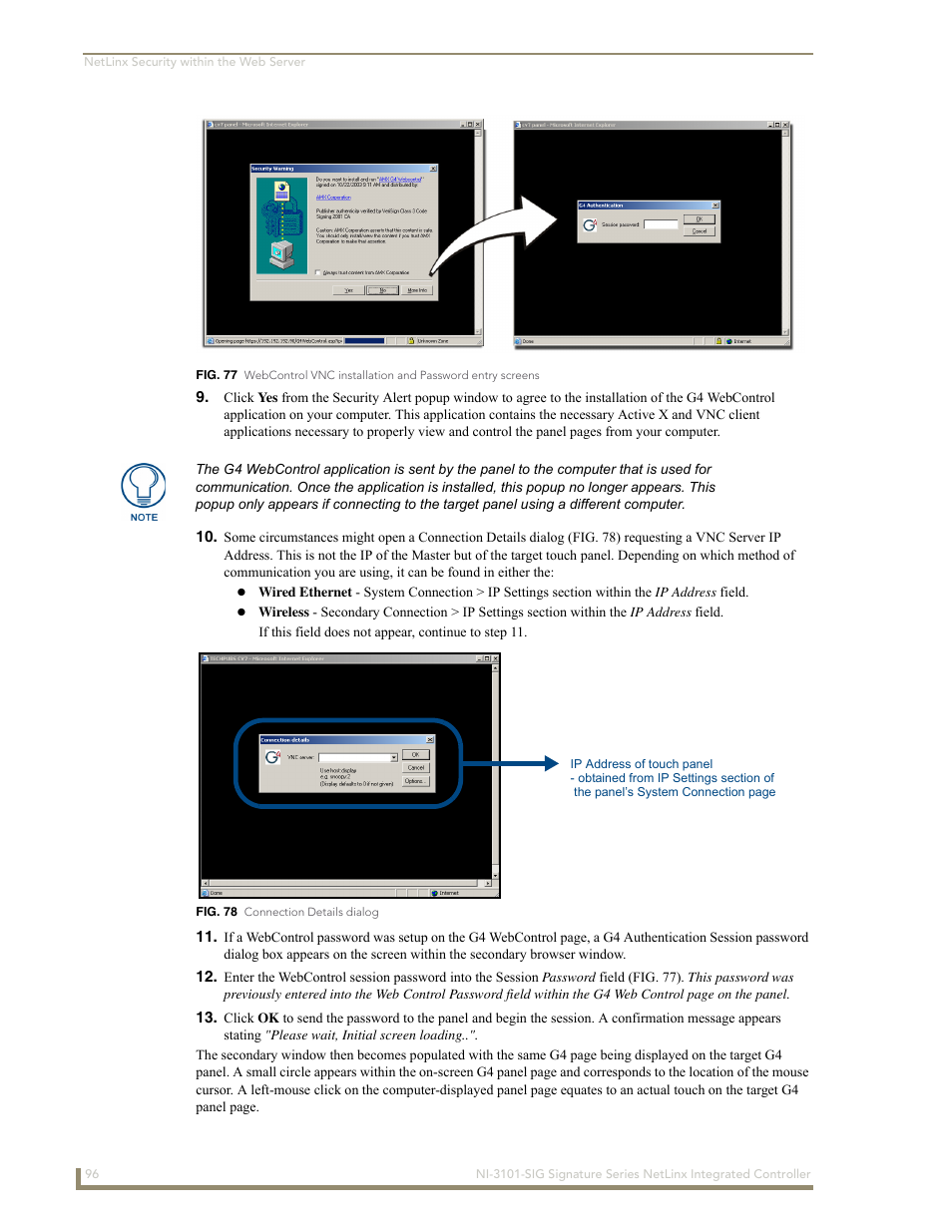 AMX Signature Series NetLinx Integrated Controller NI-3101-SIG User Manual | Page 106 / 156