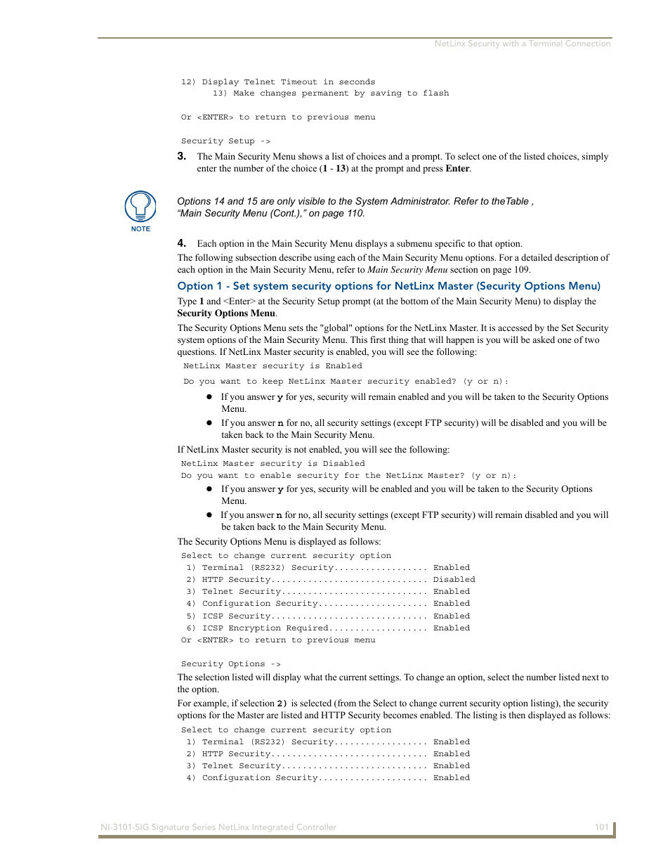 AMX Signature Series NetLinx Integrated Controller NI-3101-SIG User Manual | Page 111 / 156