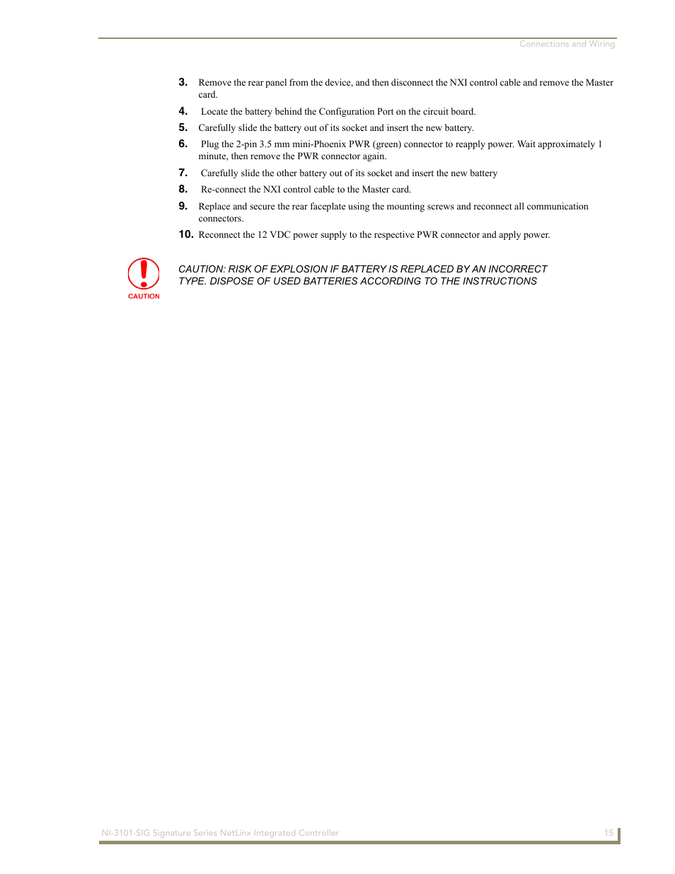 AMX Signature Series NetLinx Integrated Controller NI-3101-SIG User Manual | Page 25 / 156