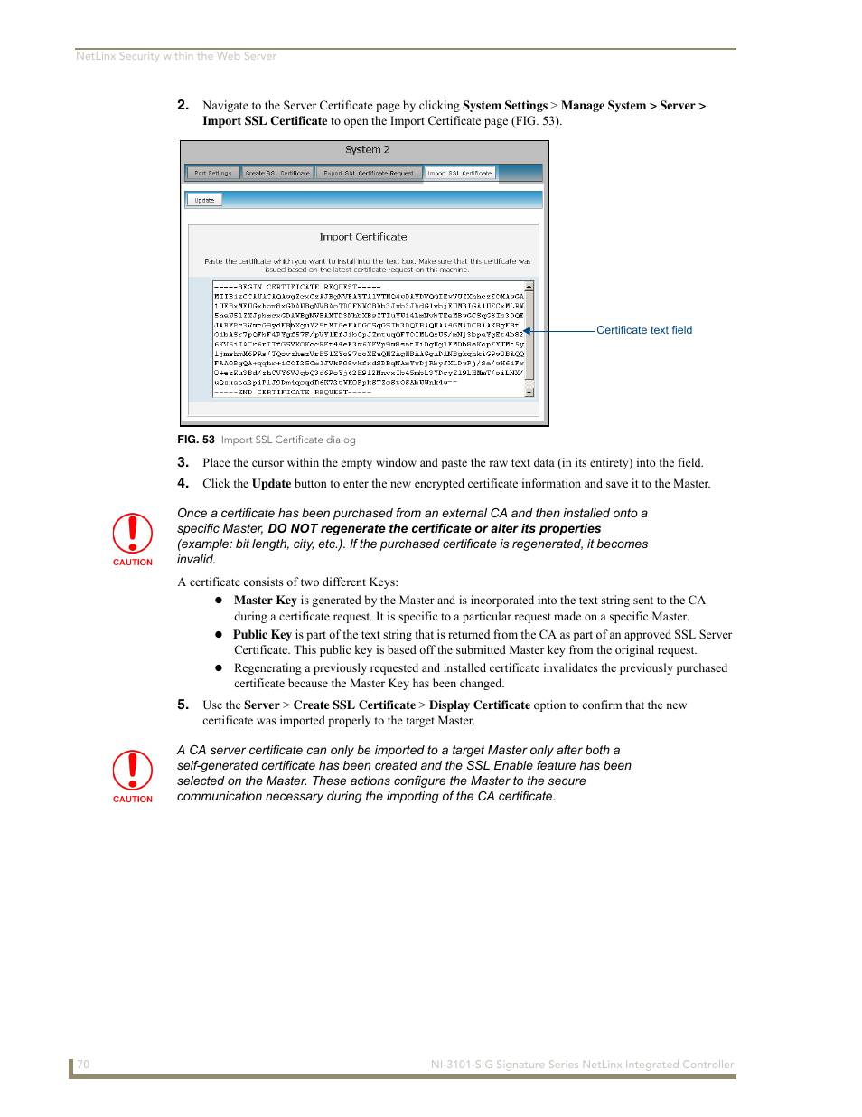 AMX Signature Series NetLinx Integrated Controller NI-3101-SIG User Manual | Page 80 / 156