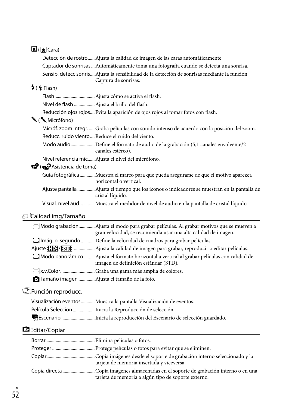 Sony HDR-TD10 User Manual | Page 124 / 142