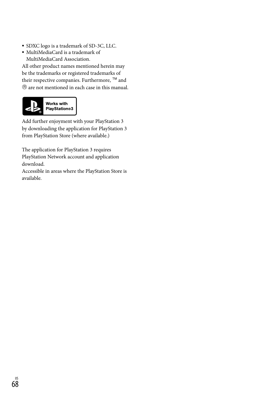 Sony HDR-TD10 User Manual | Page 68 / 142