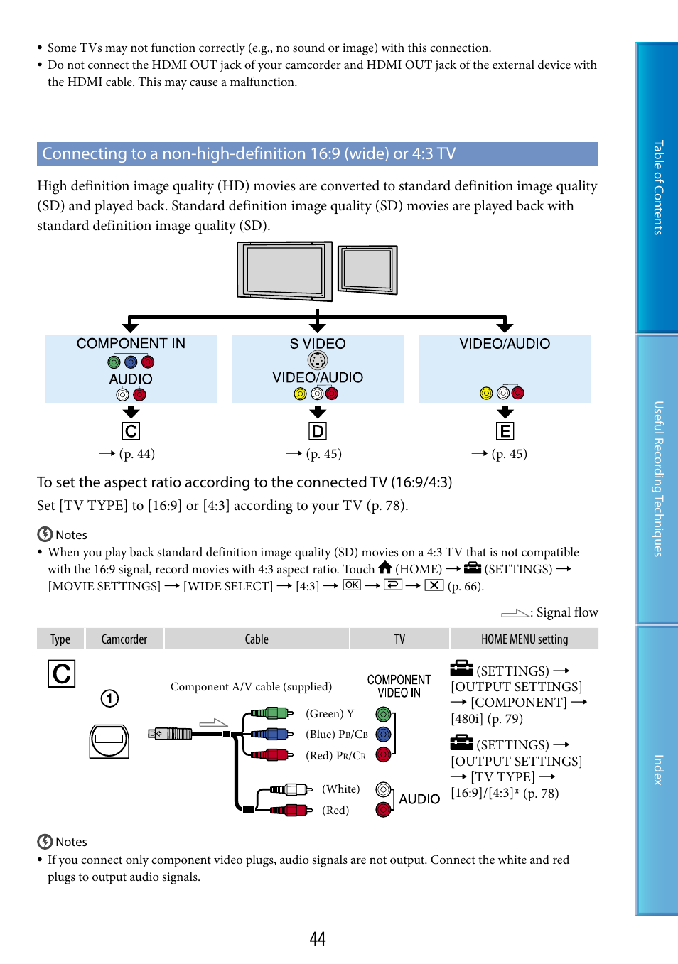 Sony HDR-CX100 User Manual | Page 44 / 113