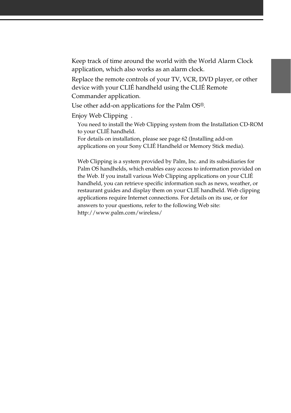 Sony PEG-T665C User Manual | Page 11 / 68