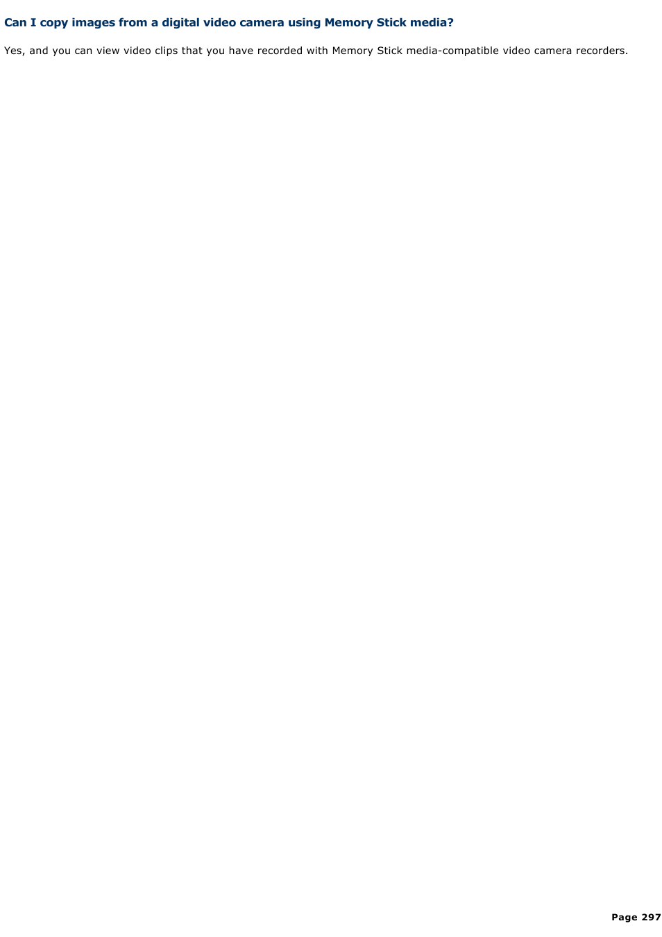 Sony VGN-A130B User Manual | Page 297 / 315