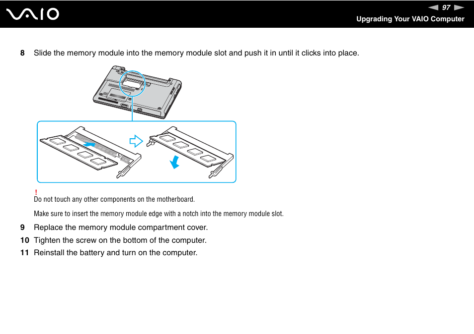 Sony VGN-S660P User Manual | Page 97 / 167