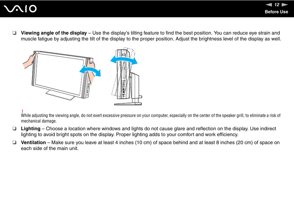 Sony VGC-RT100Y User Manual | Page 12 / 220