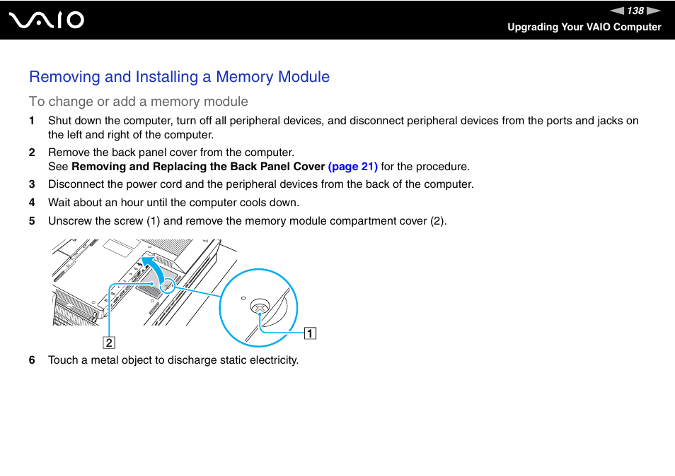 Sony VGC-RT100Y User Manual | Page 138 / 220