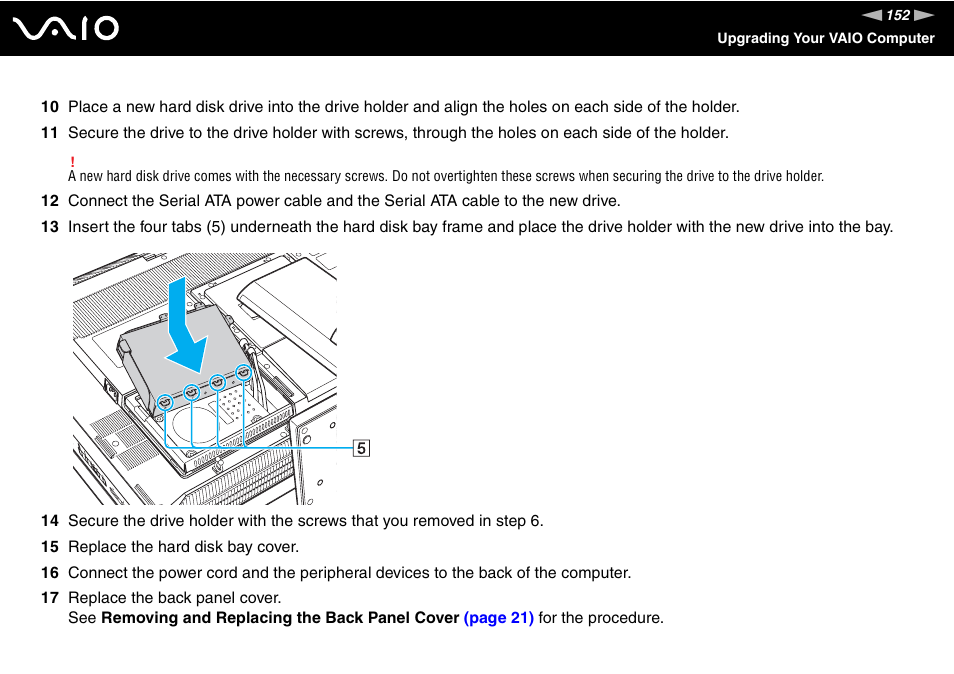 Sony VGC-RT100Y User Manual | Page 152 / 220