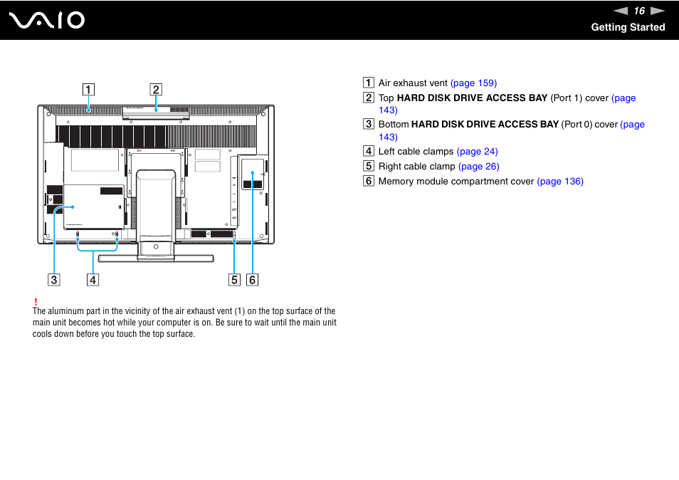 Sony VGC-RT100Y User Manual | Page 16 / 220