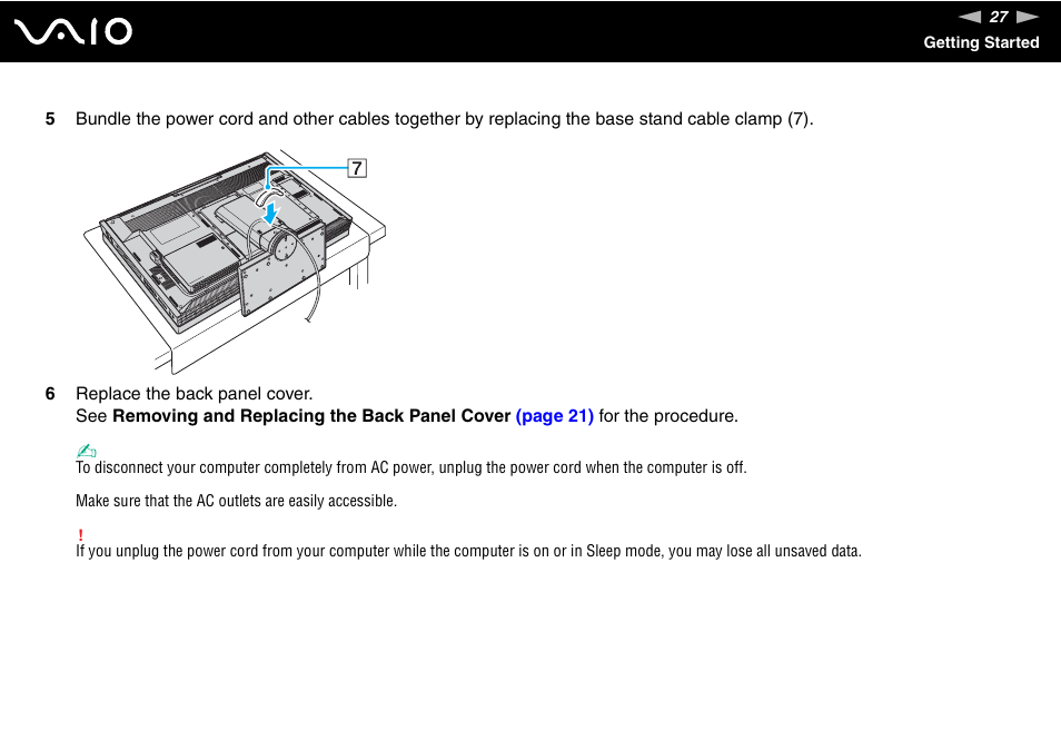 Sony VGC-RT100Y User Manual | Page 27 / 220