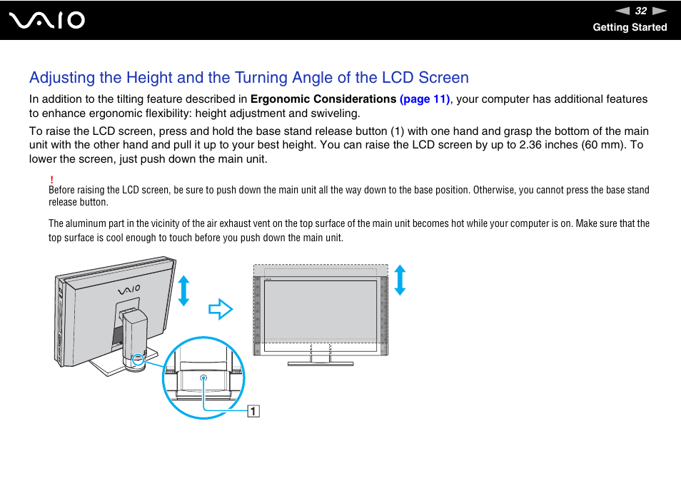 Sony VGC-RT100Y User Manual | Page 32 / 220