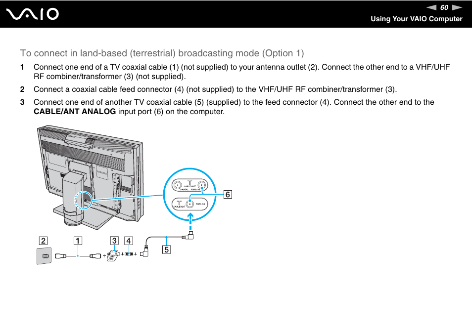 Sony VGC-RT100Y User Manual | Page 60 / 220