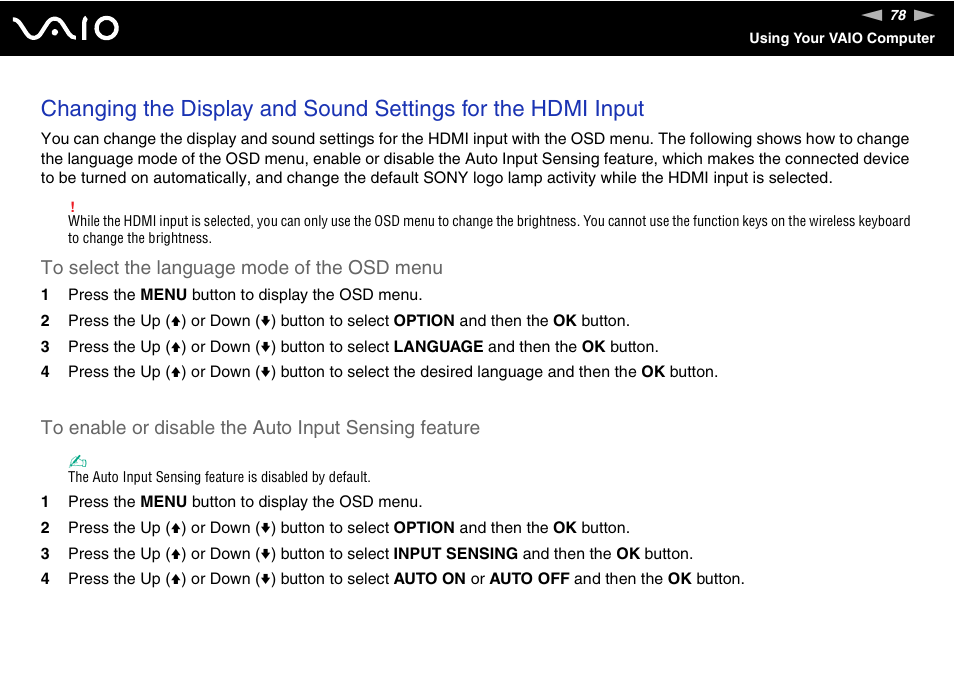 Sony VGC-RT100Y User Manual | Page 78 / 220