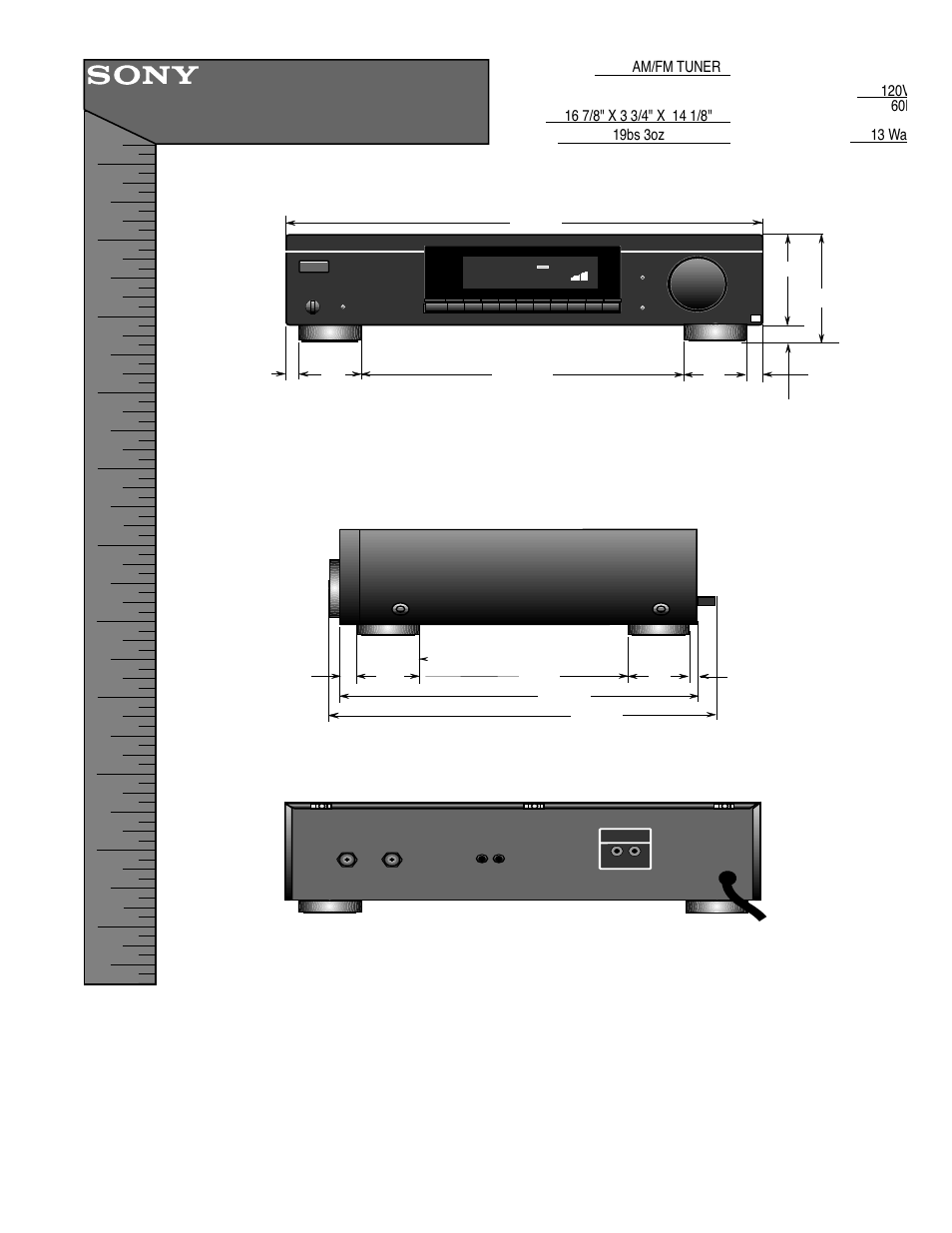 Sony ST-SA50ES User Manual | 1 page