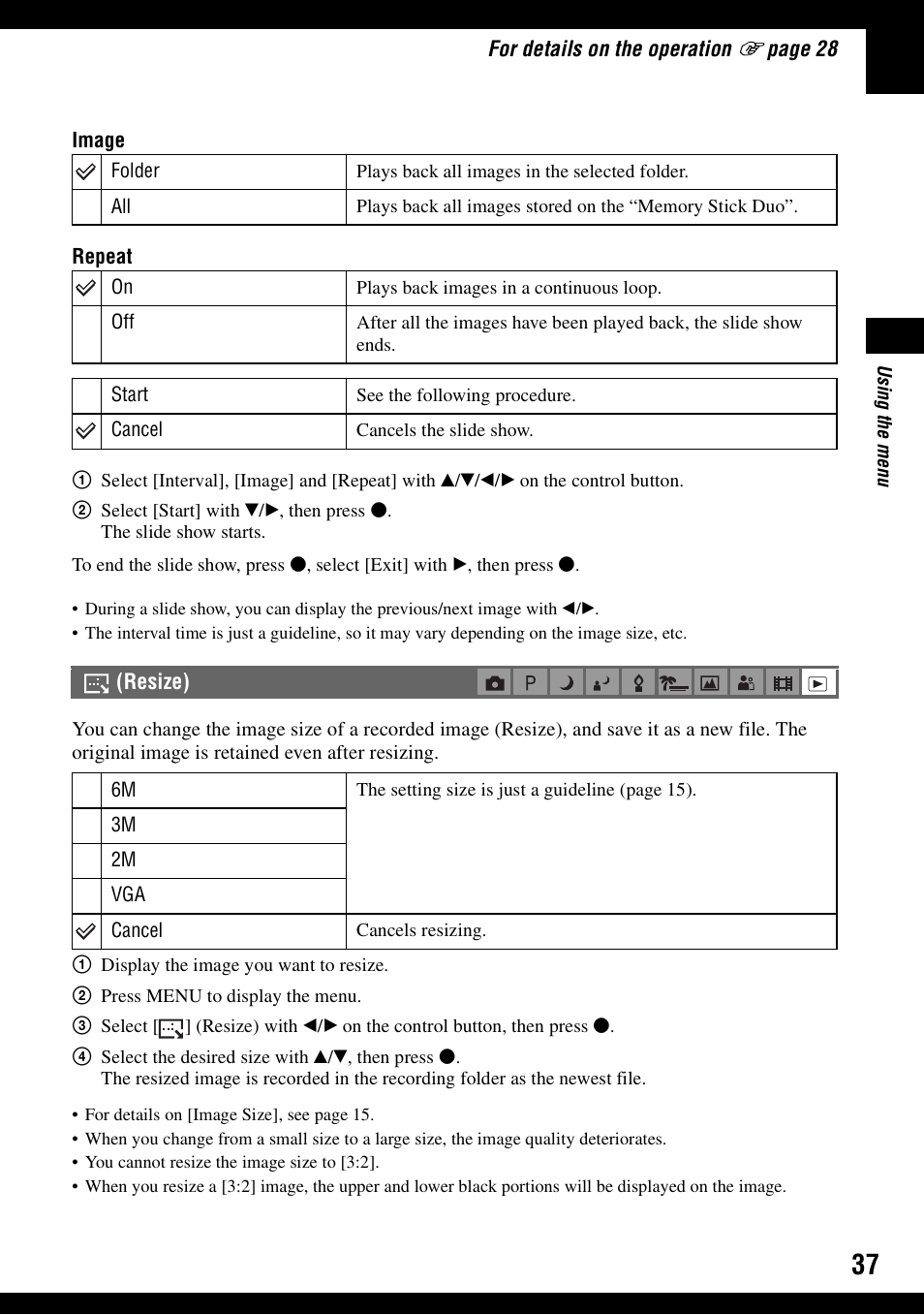 Sony DSC-S500 User Manual | Page 37 / 96