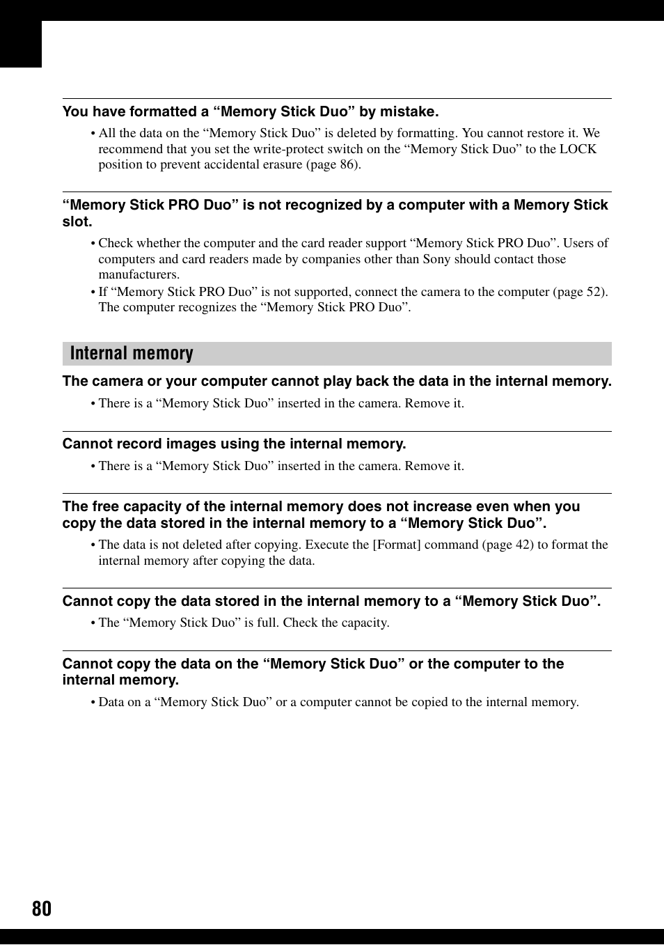 Sony DSC-S500 User Manual | Page 80 / 96