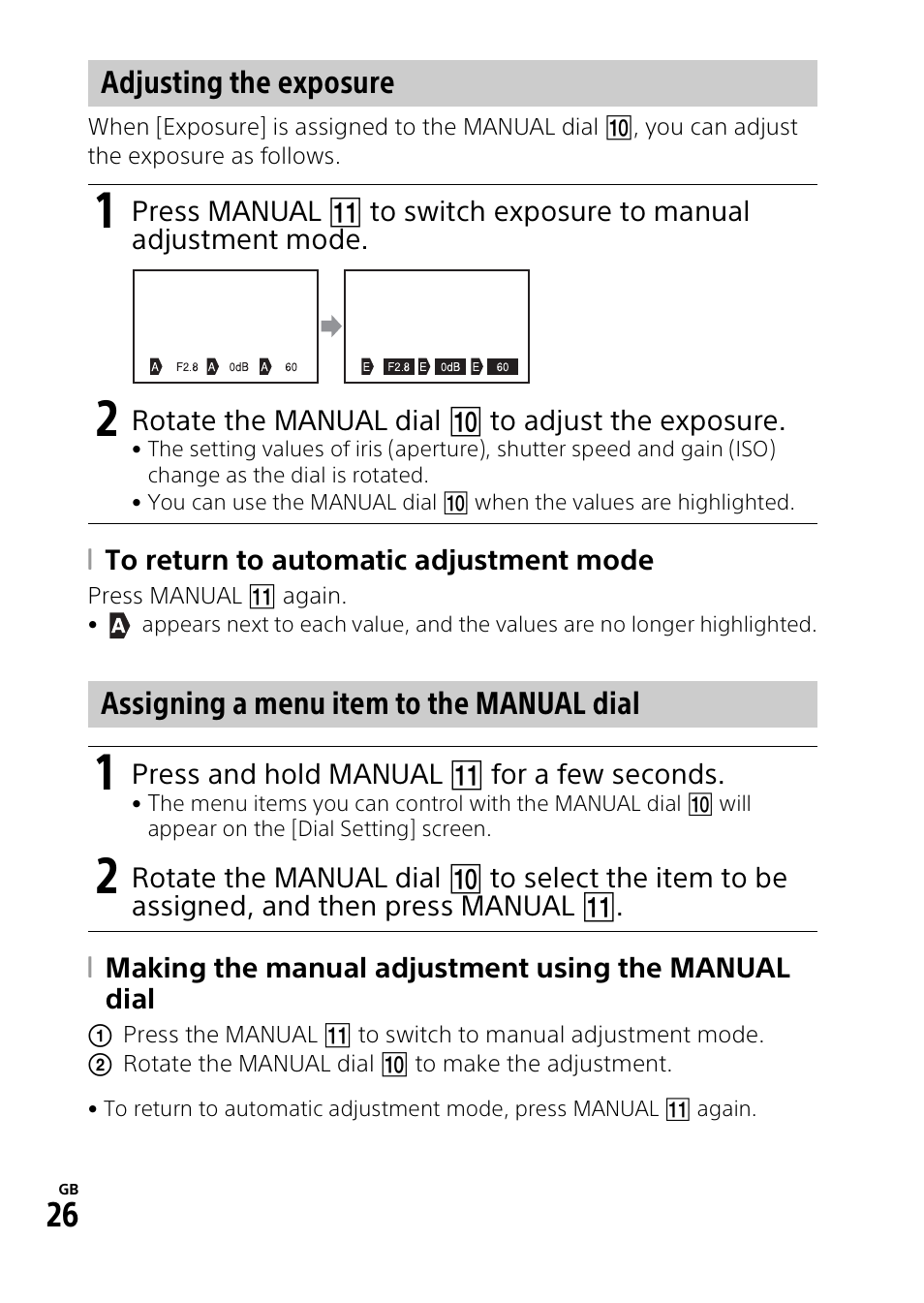 Sony HDR-CX900 User Manual | Page 26 / 56