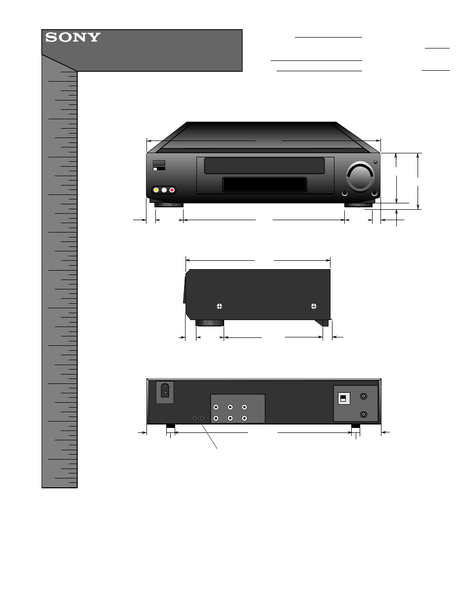 Sony SLV-779HF User Manual | 1 page