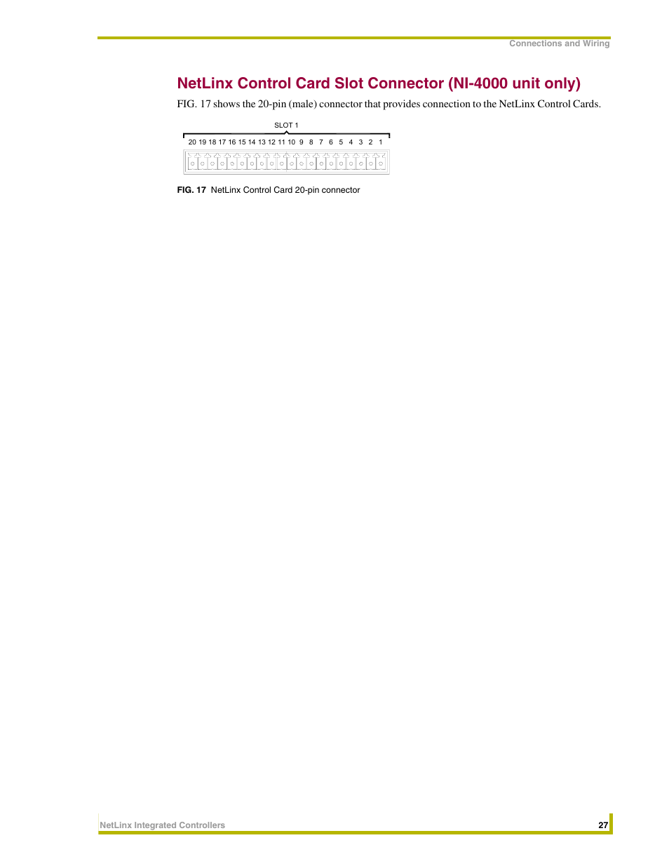 AMX NetLinx Integrated Controllers NI-3000 User Manual | Page 33 / 134