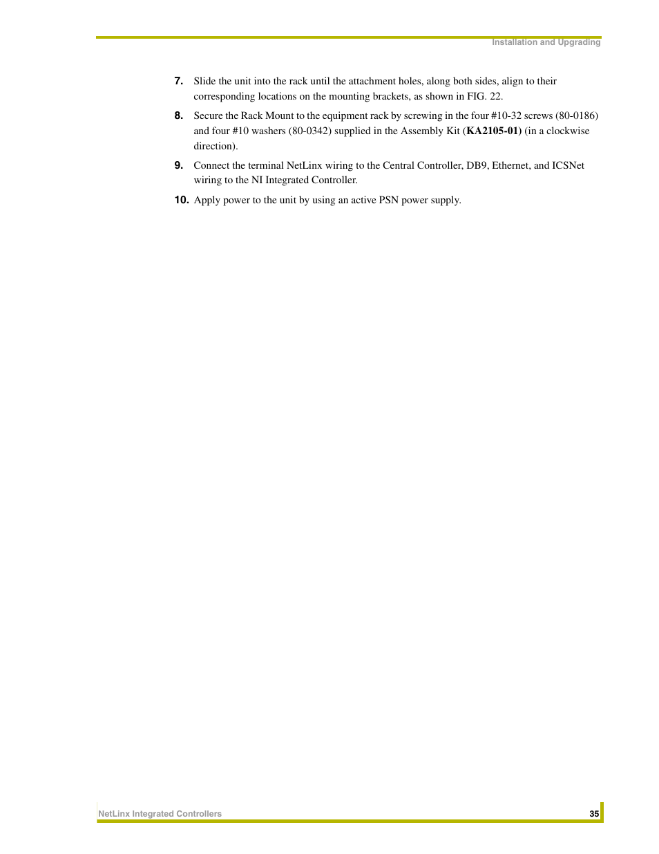 AMX NetLinx Integrated Controllers NI-3000 User Manual | Page 41 / 134