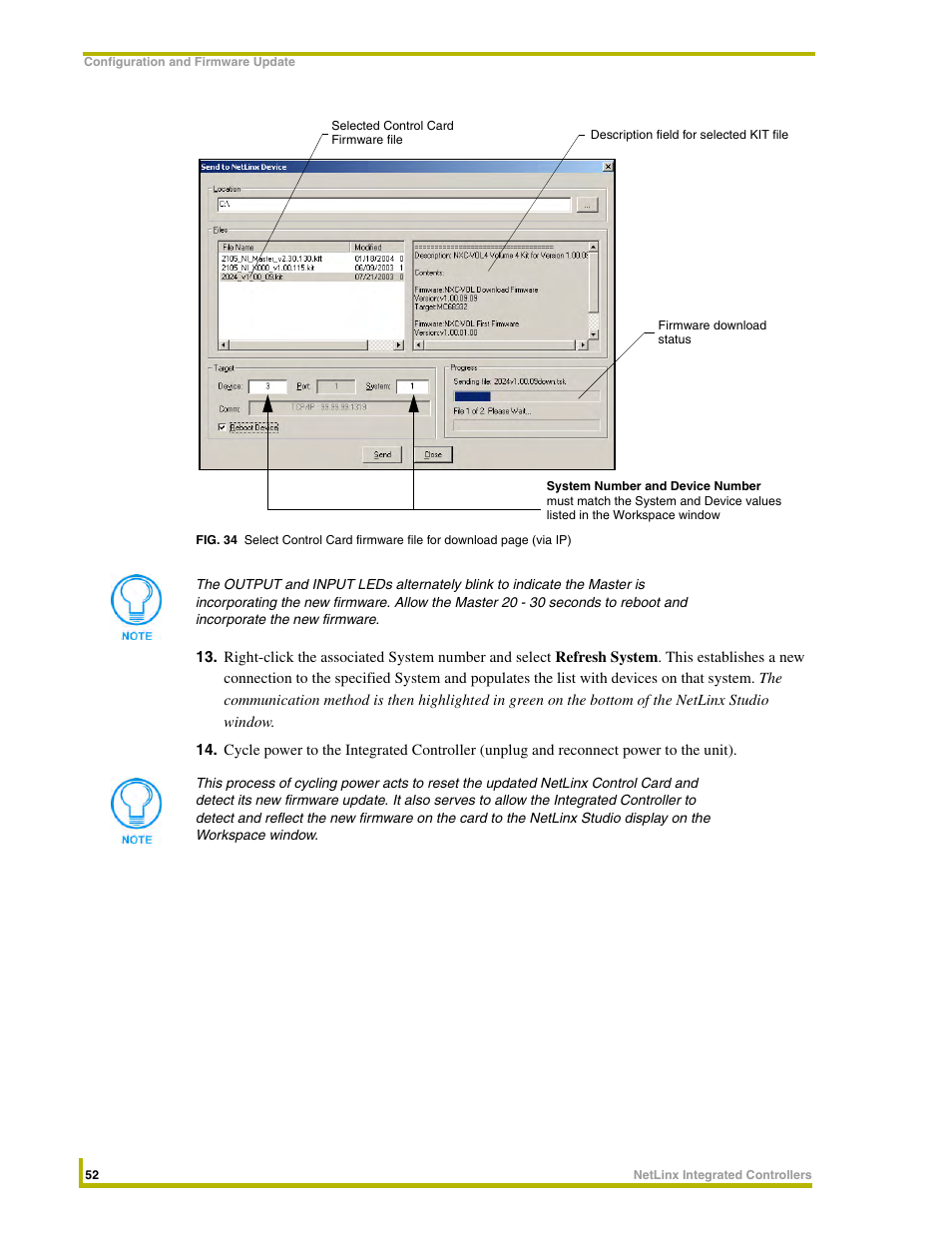 AMX NetLinx Integrated Controllers NI-3000 User Manual | Page 58 / 134