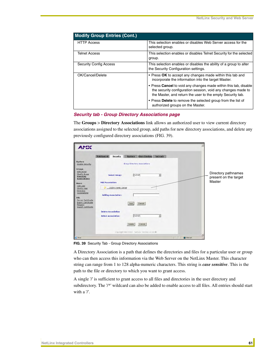 AMX NetLinx Integrated Controllers NI-3000 User Manual | Page 67 / 134