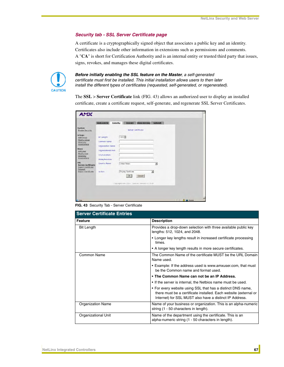 AMX NetLinx Integrated Controllers NI-3000 User Manual | Page 73 / 134