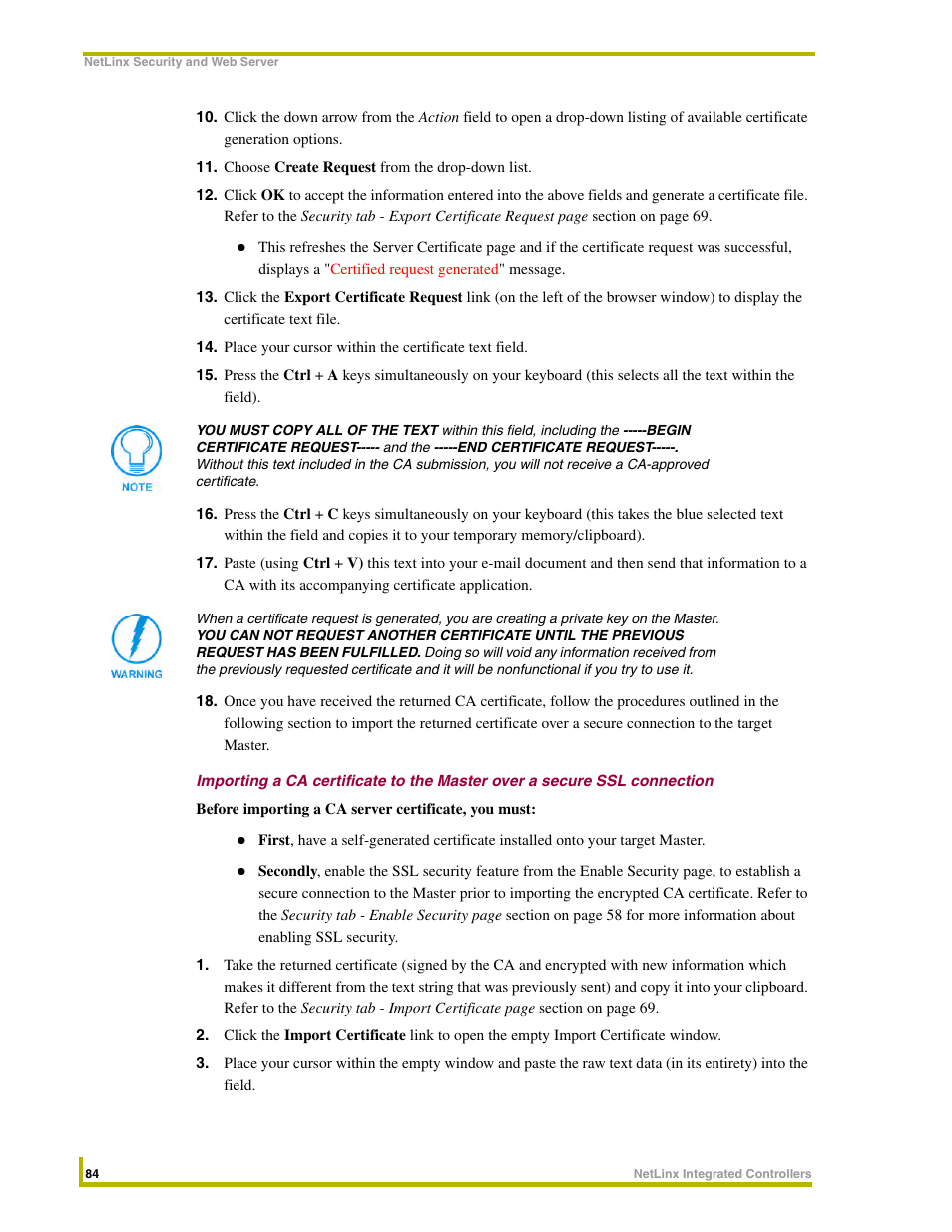 AMX NetLinx Integrated Controllers NI-3000 User Manual | Page 90 / 134