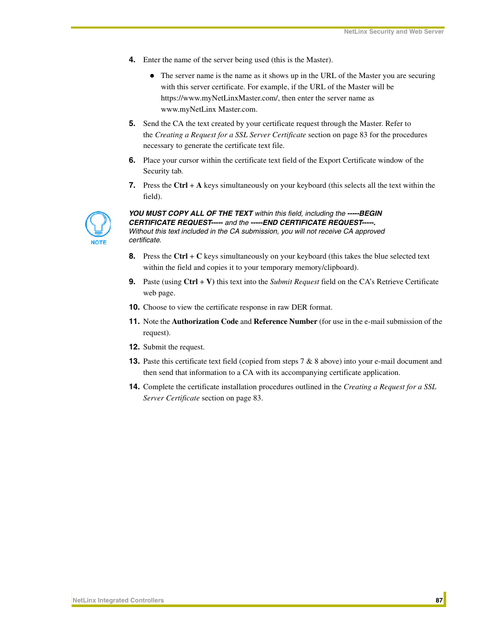 AMX NetLinx Integrated Controllers NI-3000 User Manual | Page 93 / 134