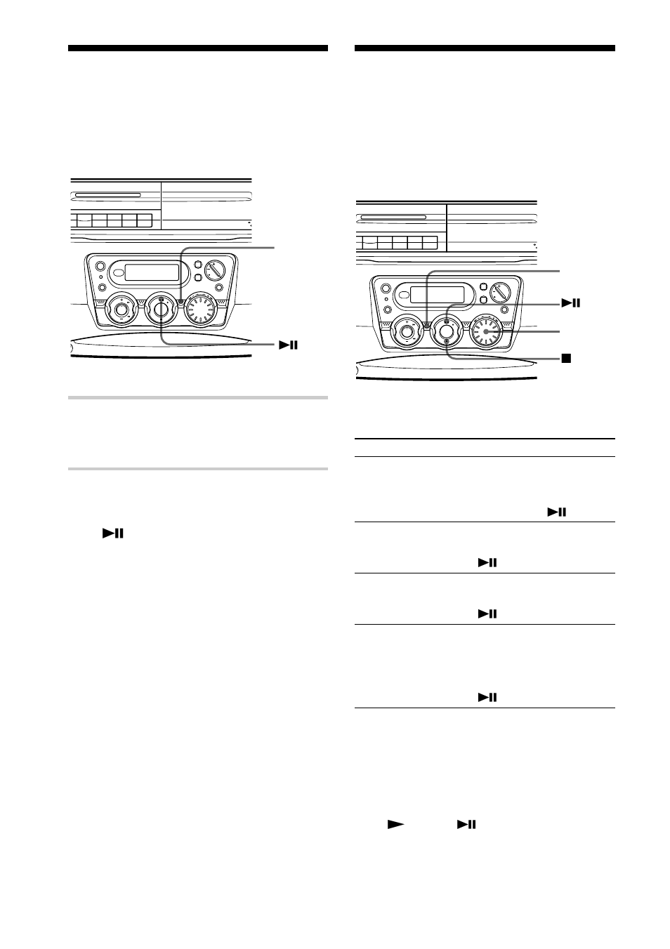 Scanning the beginning of the tracks (intro scan), Playing tracks repeatedly (repeat play), Scanning the beginning of the tracks | Intro scan), Playing tracks repeatedly | Sony CFD-S40CP User Manual | Page 16 / 32