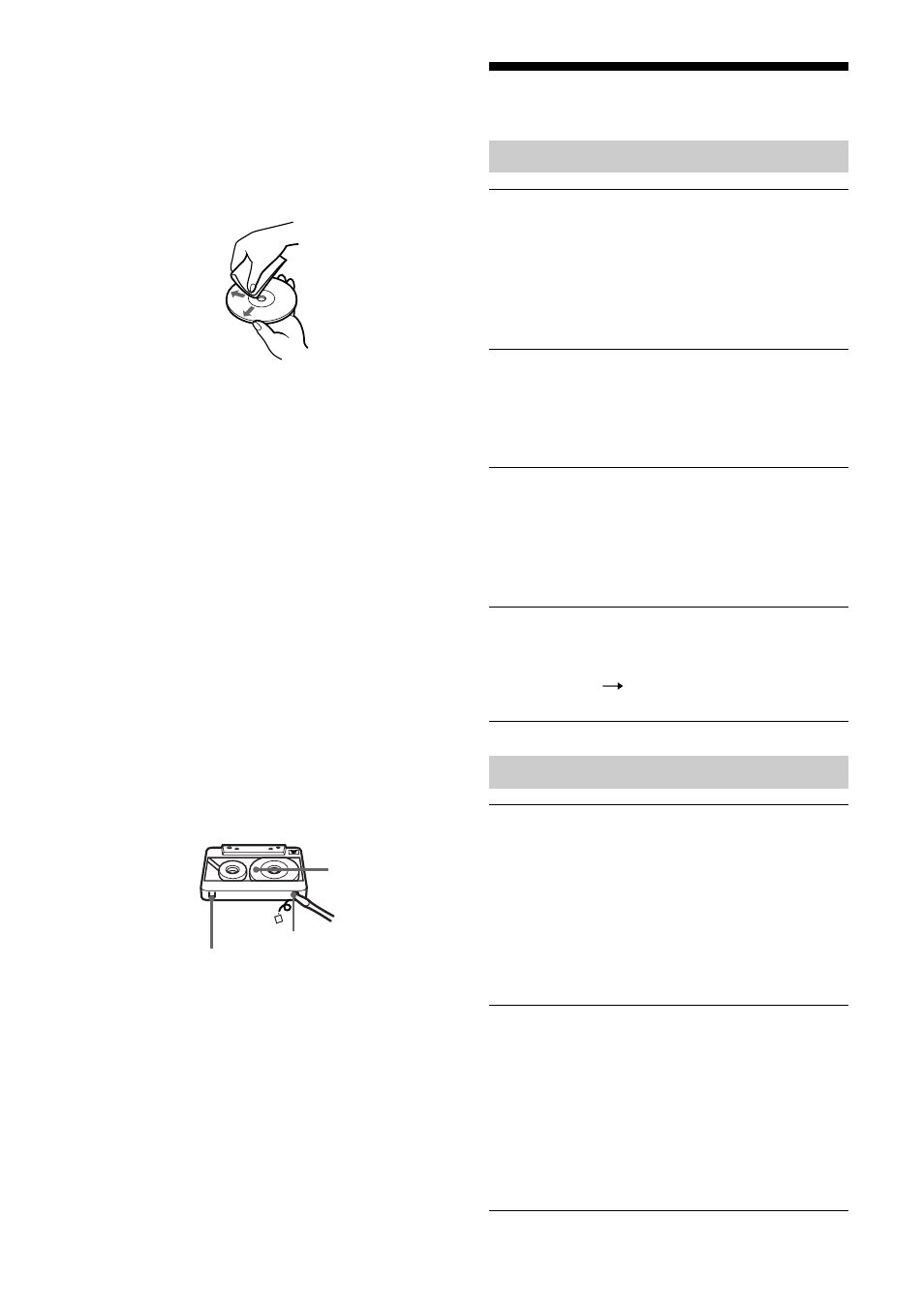 Troubleshooting, General, Cd player | Sony CFD-S40CP User Manual | Page 26 / 32