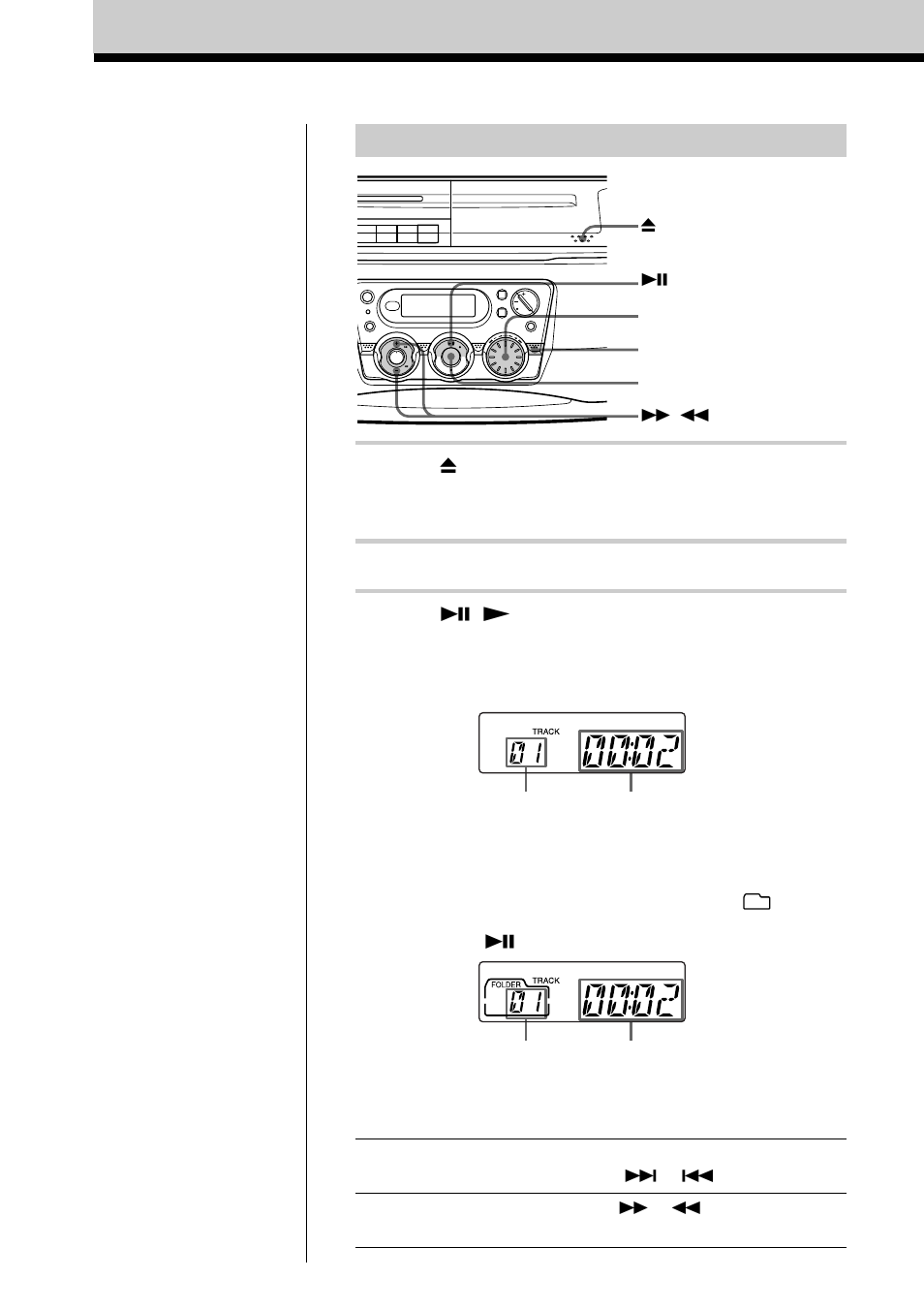 6playing a disc with mp3 files | Sony CFD-S40CP User Manual | Page 6 / 32