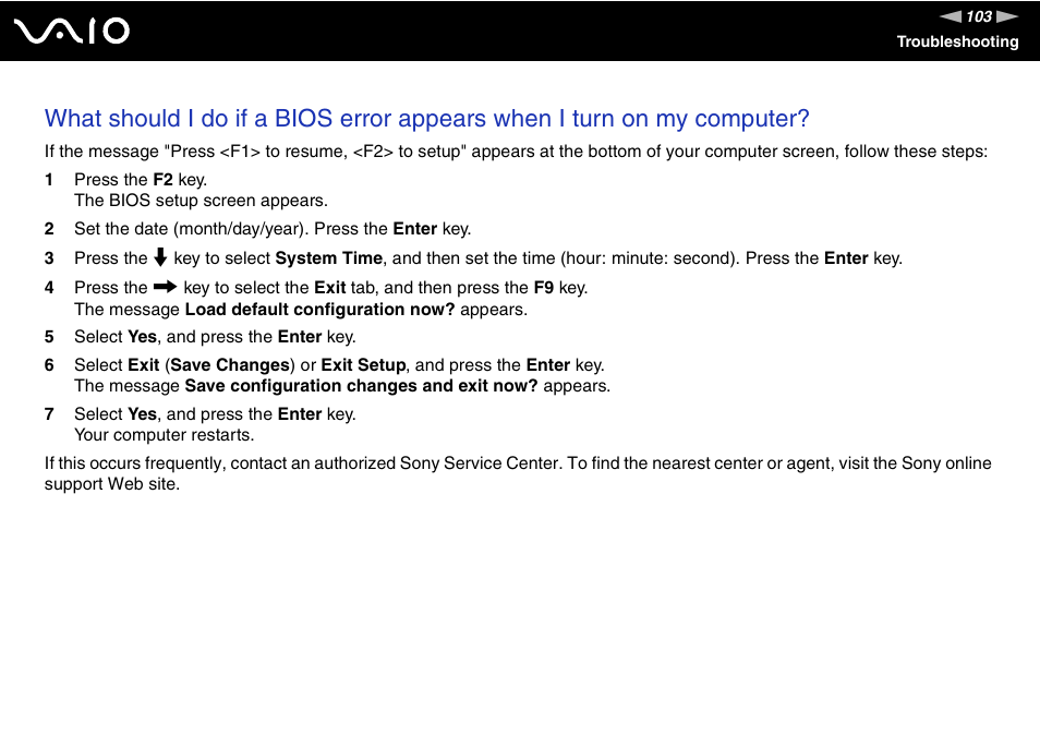 Sony VGN-FS980 User Manual | Page 103 / 151