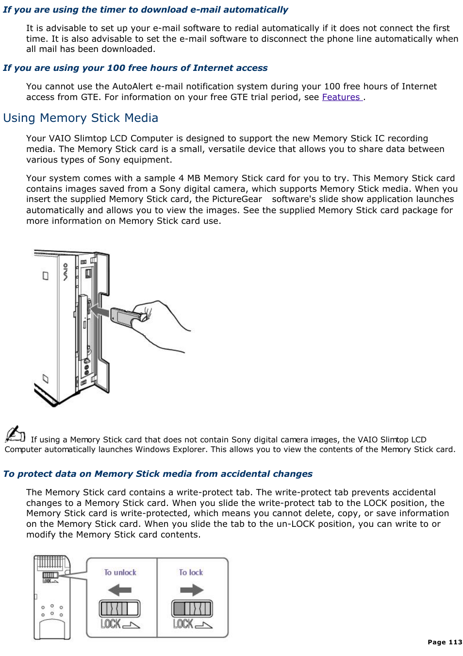 Sony PCV-L400 User Manual | Page 113 / 1049