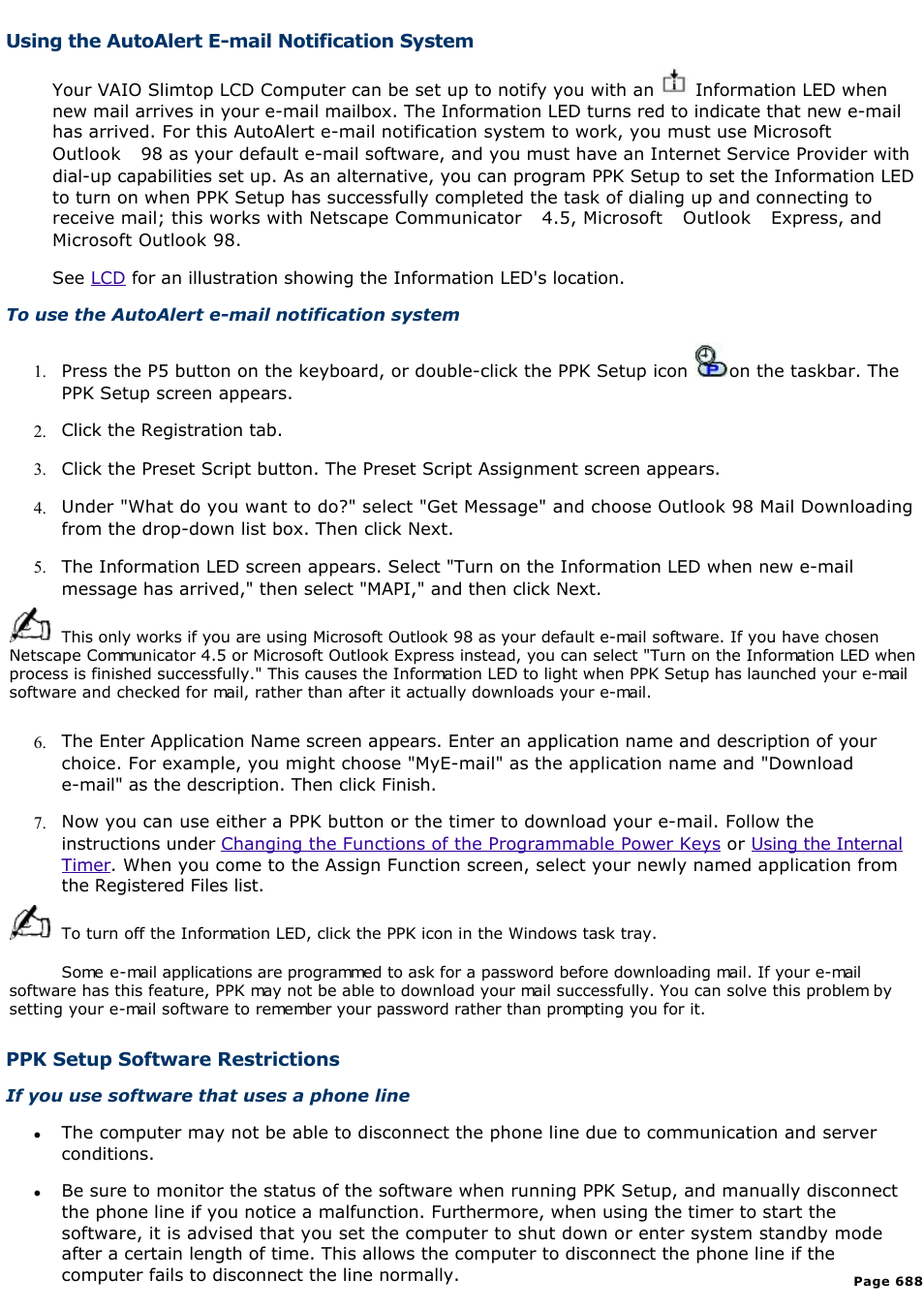 Sony PCV-L400 User Manual | Page 688 / 1049