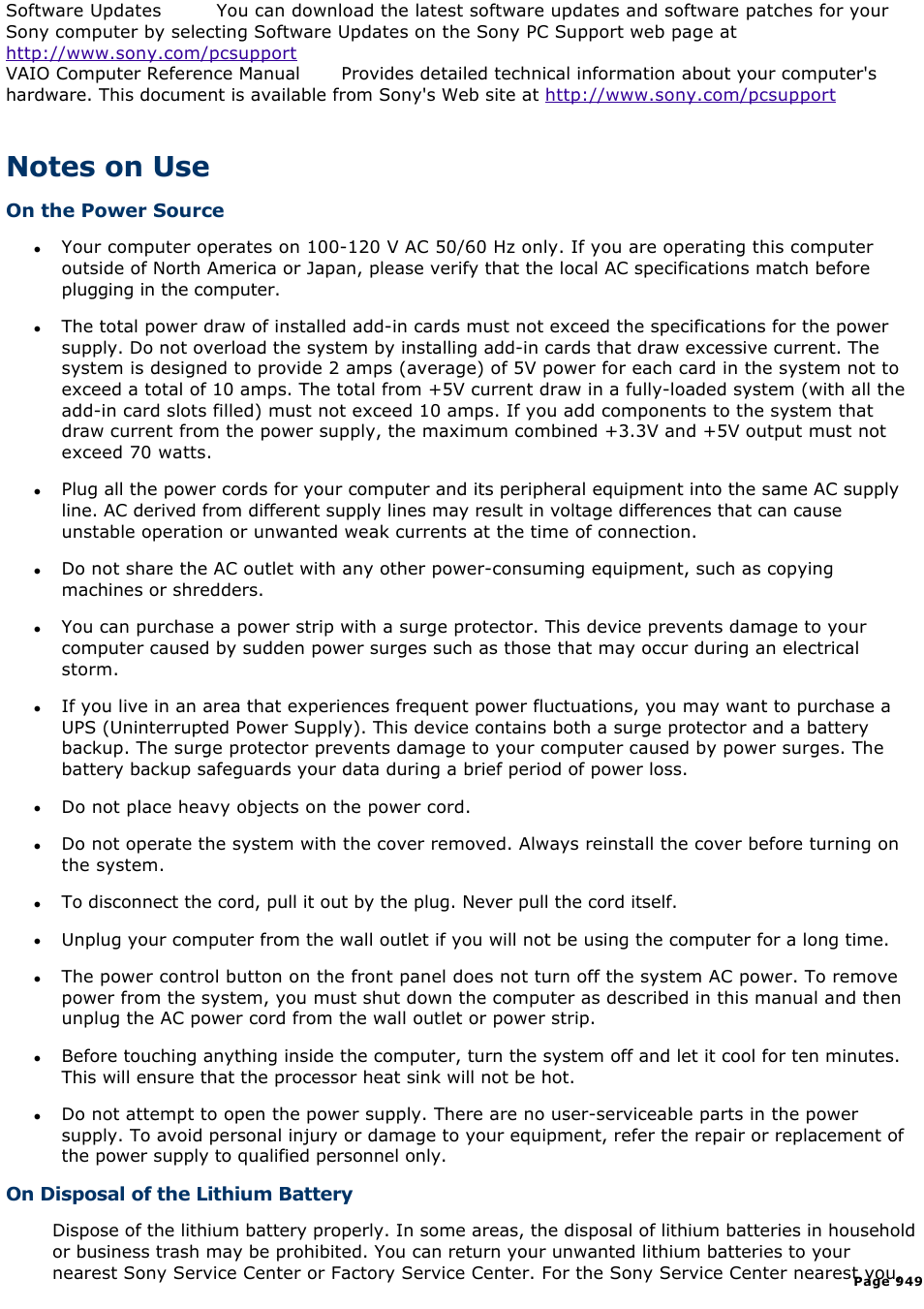 Sony PCV-L400 User Manual | Page 949 / 1049
