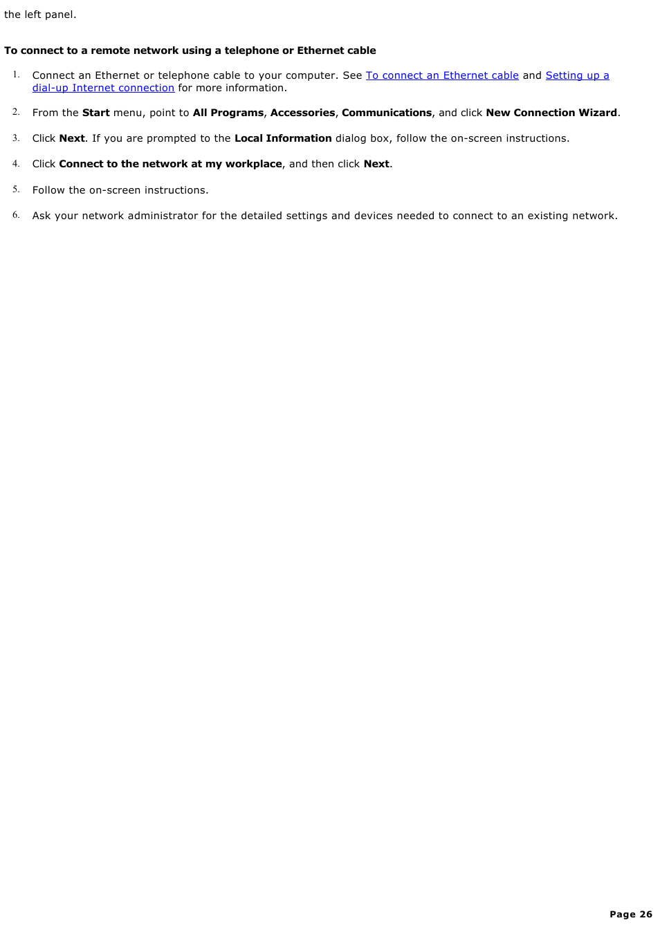 Sony PCG-TR1A User Manual | Page 26 / 196
