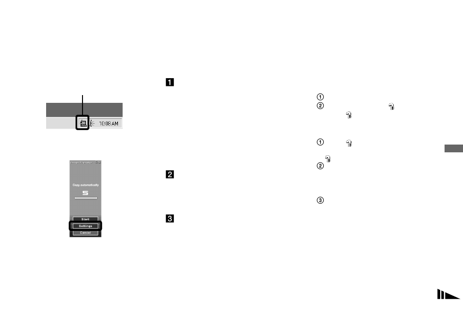 Changing “image transfer” settings, Copying images without using “image transfer, Image transfer | Sony DSC-U30 User Manual | Page 53 / 84