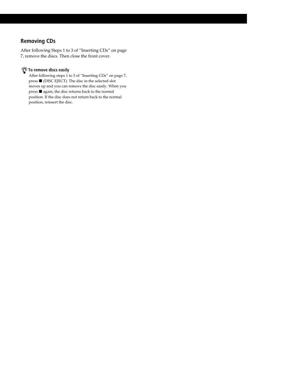 Sony CDP-CX335 User Manual | Page 9 / 36