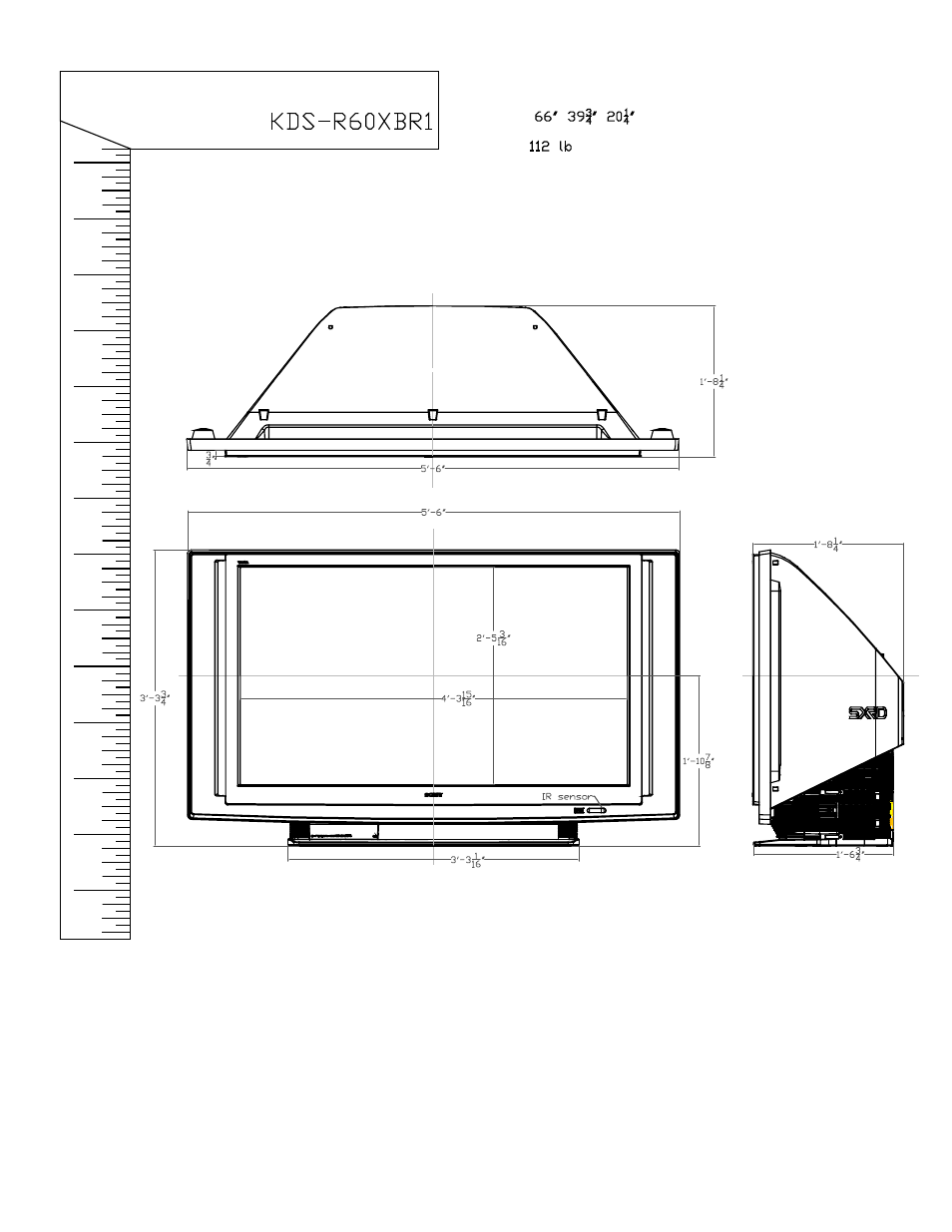 Sony KDS-R60XBR1 User Manual | 2 pages