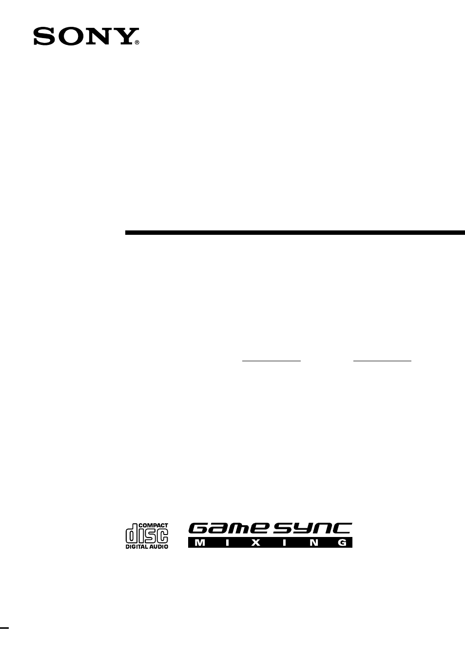 Sony HCD-GX40 User Manual | 32 pages