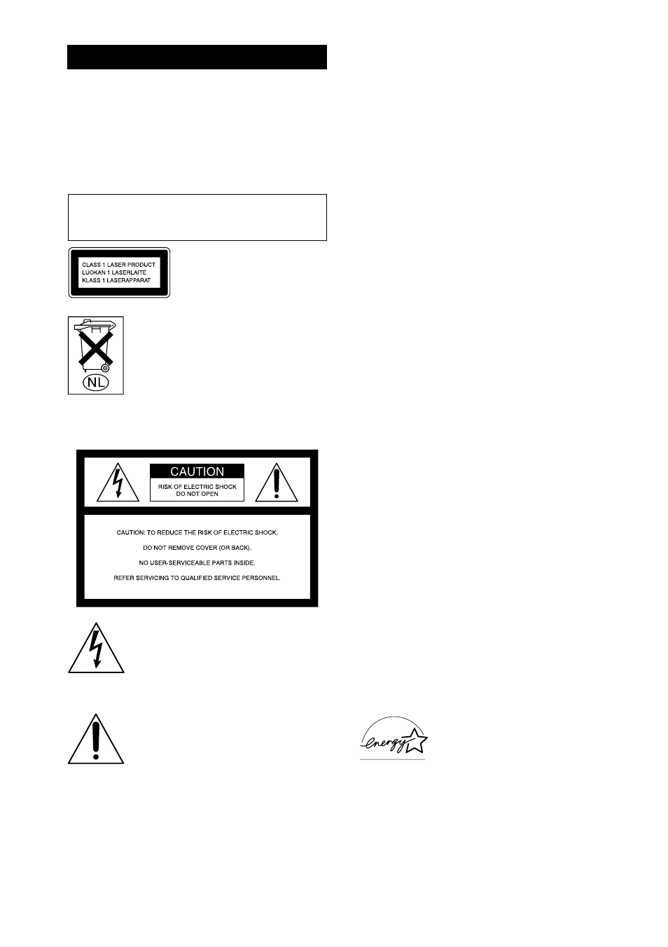 Warning | Sony HCD-GX40 User Manual | Page 2 / 32