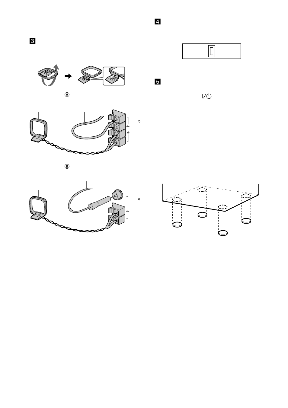 Hooking up the system (continued) | Sony HCD-GX40 User Manual | Page 8 / 32