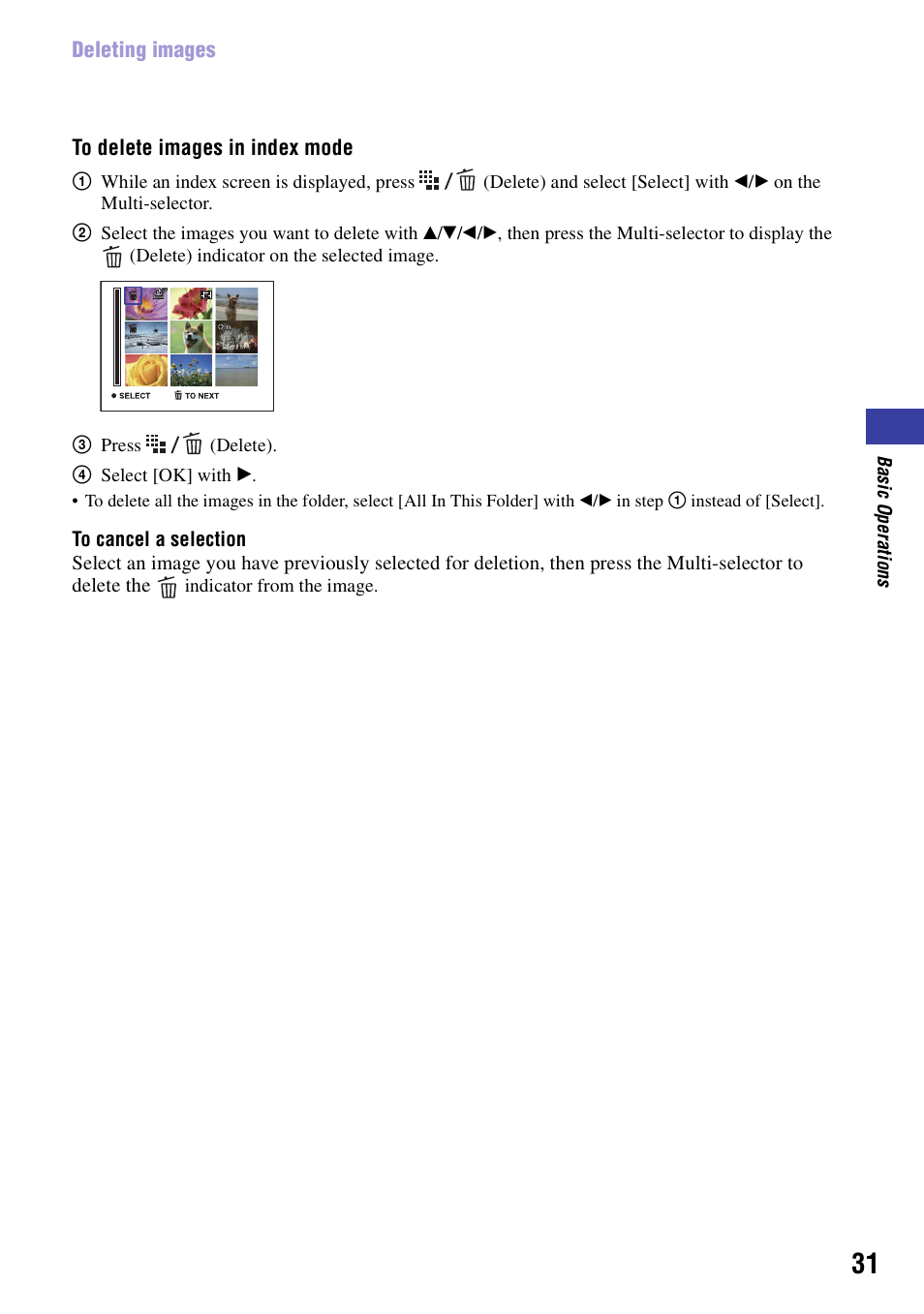 Sony NSC-GC1 User Manual | Page 31 / 83